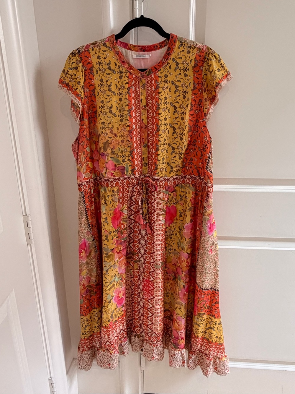 Johnny Was Eliana Lucy Silk Dress - Picture 4 of 11